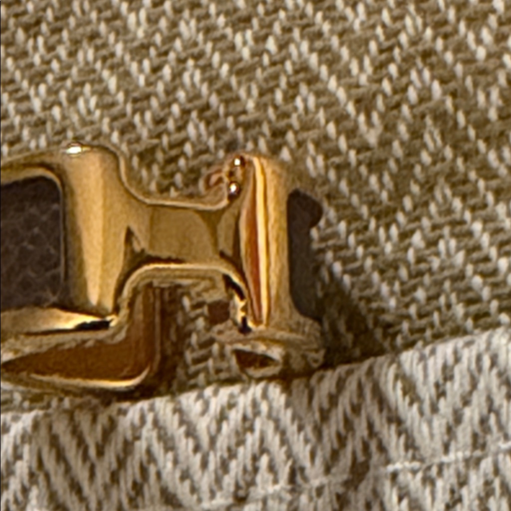 Hermes Bijou D’oreille Pm Ear Cuff Etoupe New In Box